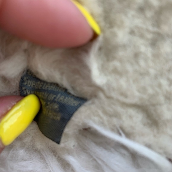 GIRL SHEEPSKIN LINED FLIP FLOPS SIZE 5 - Picture 6 of 9